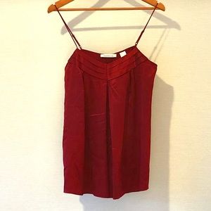Laundry 100% Silk Red Small Camisole